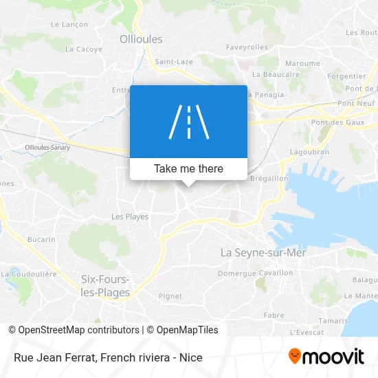 Mapa Rue Jean Ferrat