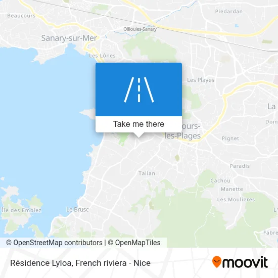 Résidence Lyloa map