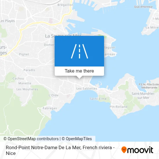 Rond-Point Notre-Dame De La Mer map