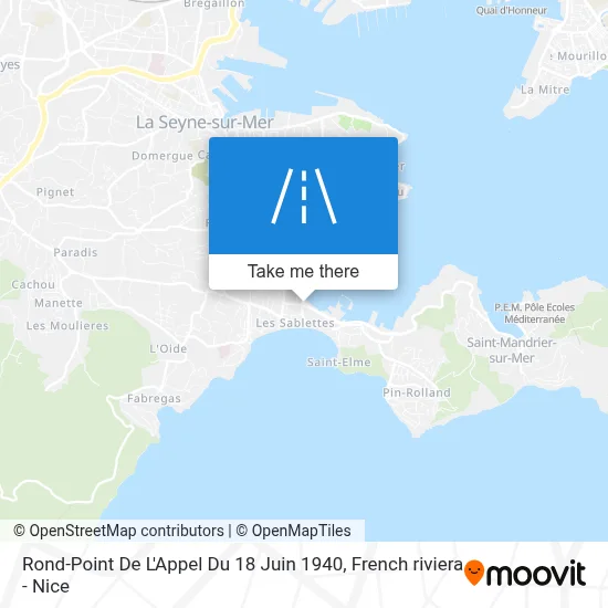 Rond-Point De L'Appel Du 18 Juin 1940 map