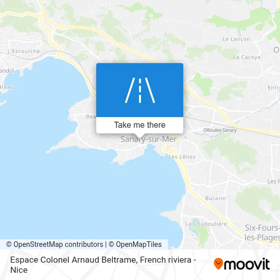 Espace Colonel Arnaud Beltrame map