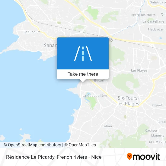 Résidence Le Picardy map