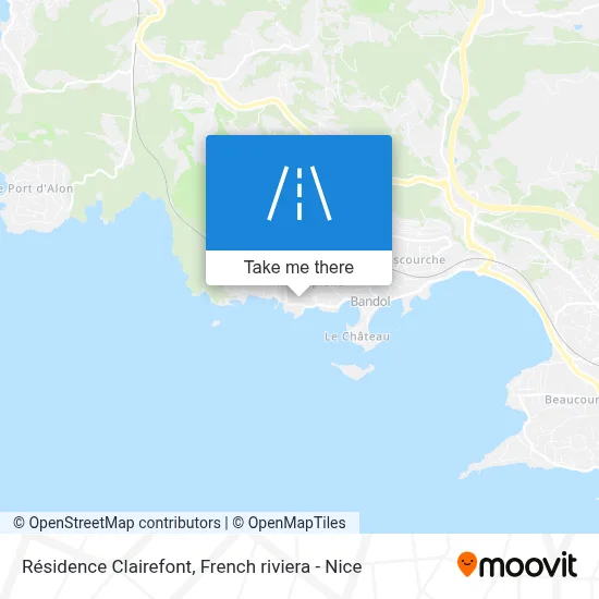Résidence Clairefont map