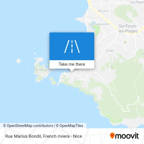 Mapa Rue Marius Bondil