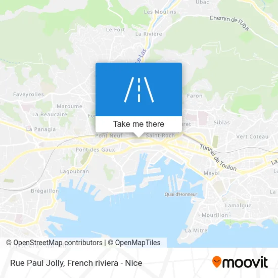 Mapa Rue Paul Jolly