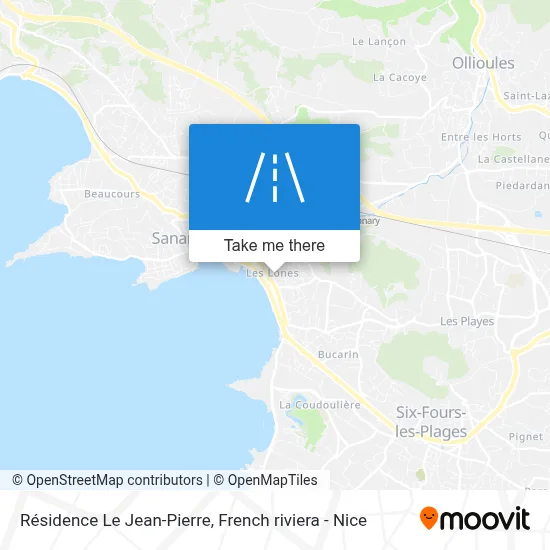 Résidence Le Jean-Pierre map