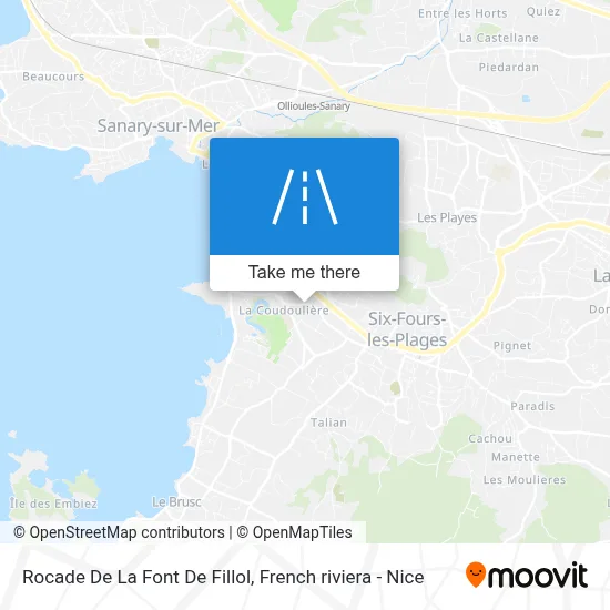 Rocade De La Font De Fillol map