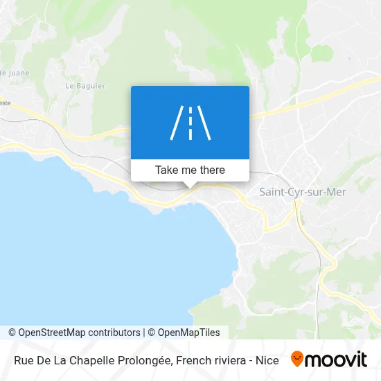 Mapa Rue De La Chapelle Prolongée