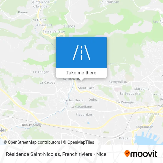 Résidence Saint-Nicolas map