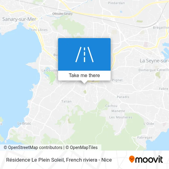 Résidence Le Plein Soleil map