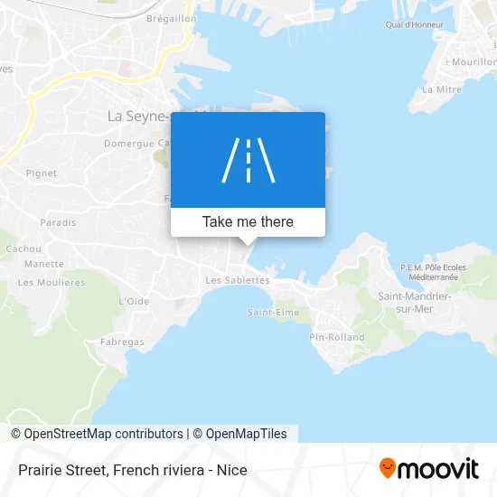 Mapa Rue De La Prairie