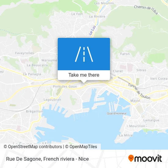 Rue De Sagone map