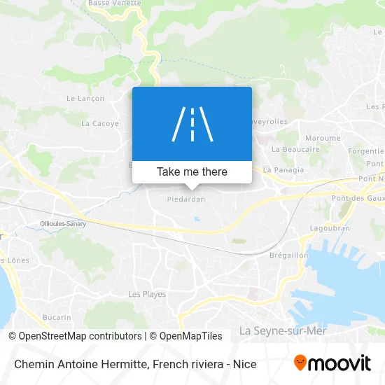 Chemin Antoine Hermitte map