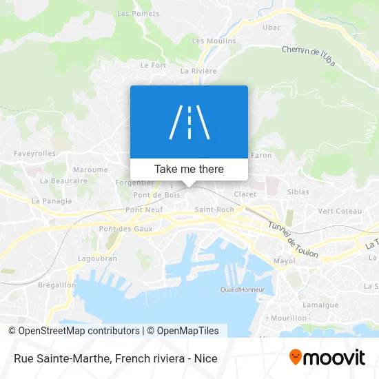 Rue Sainte-Marthe map