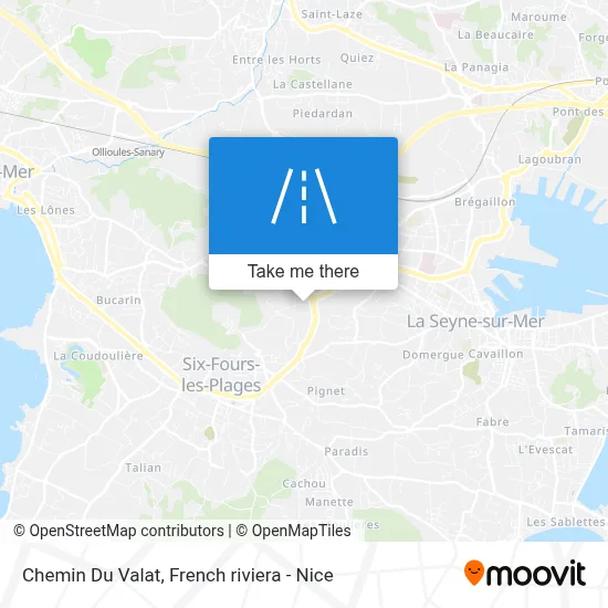 Chemin Du Valat map