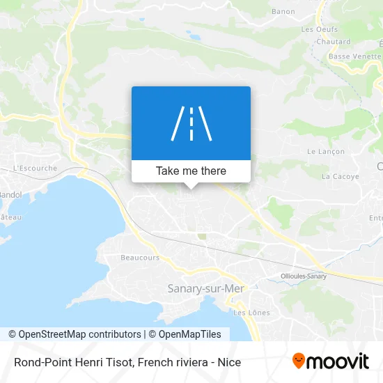 Mapa Rond-Point Henri Tisot