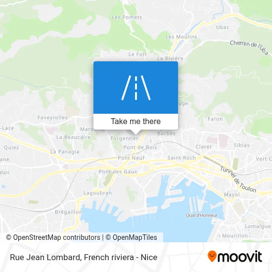 Rue Jean Lombard map