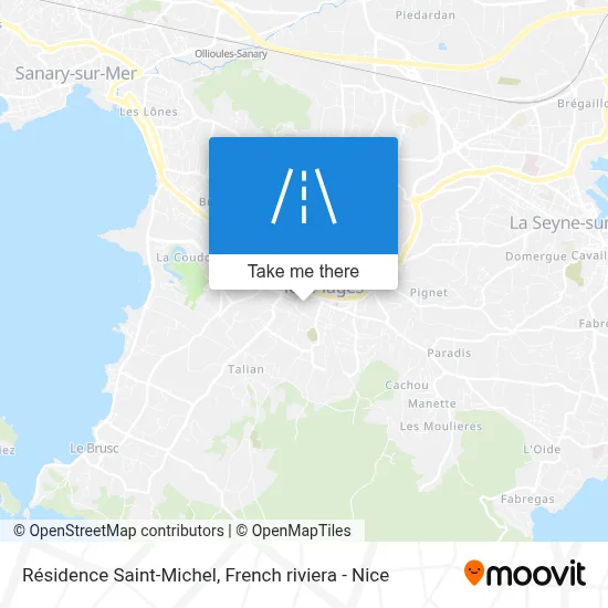 Résidence Saint-Michel map