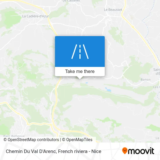 Chemin Du Val D'Arenc map