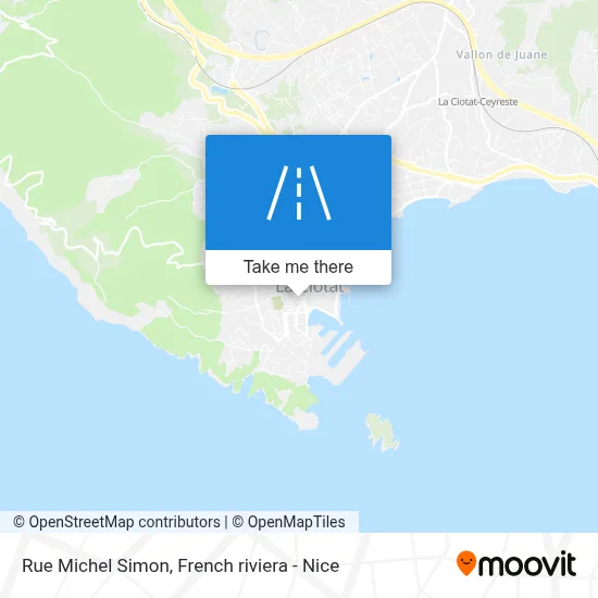 Rue Michel Simon map