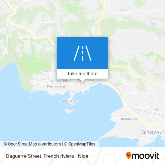 Rue Daguerre map