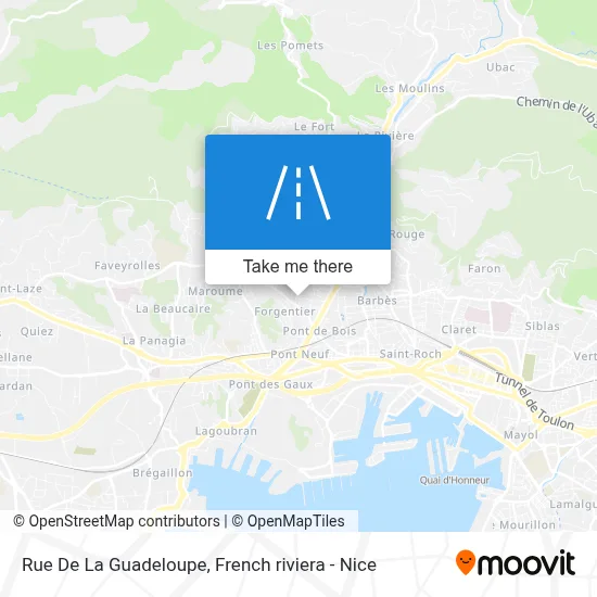 Rue De La Guadeloupe map