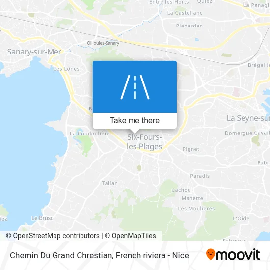 Chemin Du Grand Chrestian map