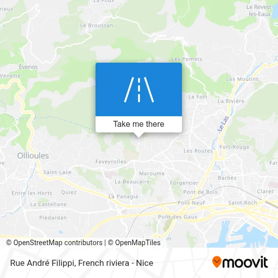 Rue André Filippi map