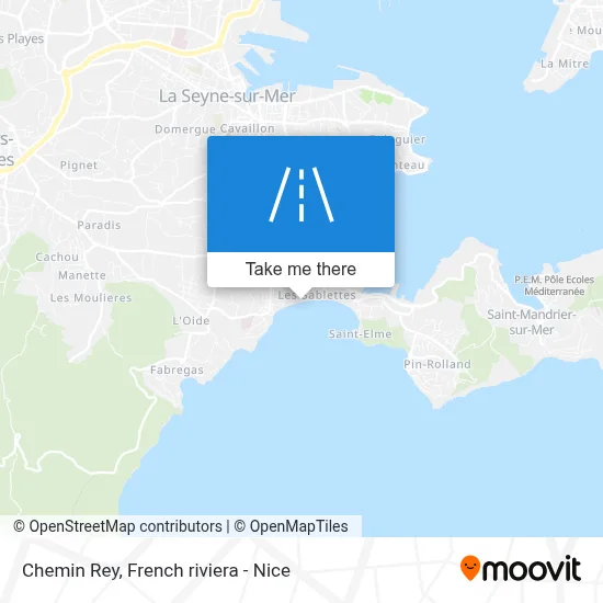 Chemin Rey map