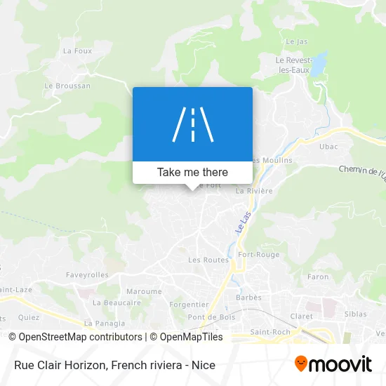 Rue Clair Horizon map