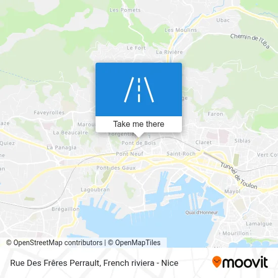 Rue Des Frêres Perrault map