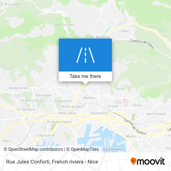 Rue Jules Conforti map