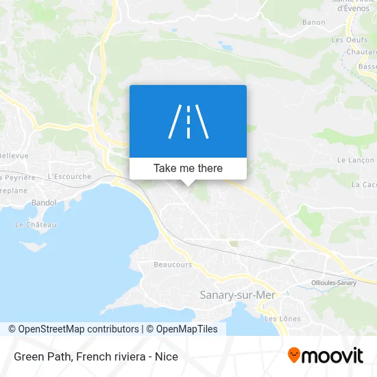 Chemin Vert map