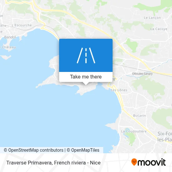 Traverse Primavera map