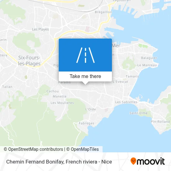 Chemin Fernand Bonifay map