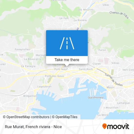 Mapa Rue Murat