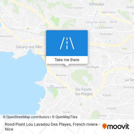 Rond-Point Lou Lavadou Des Playes map