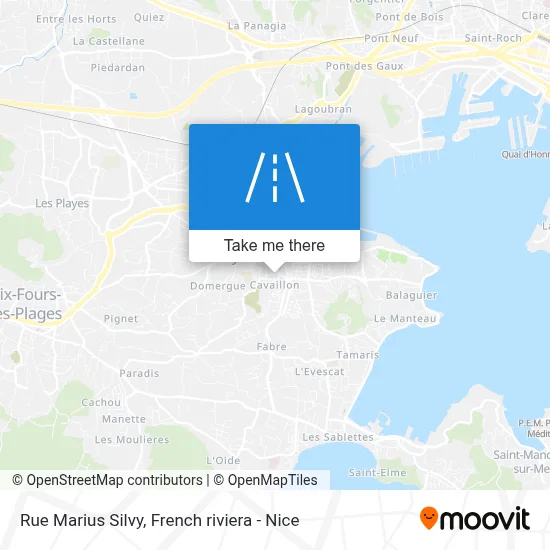 Rue Marius Silvy map