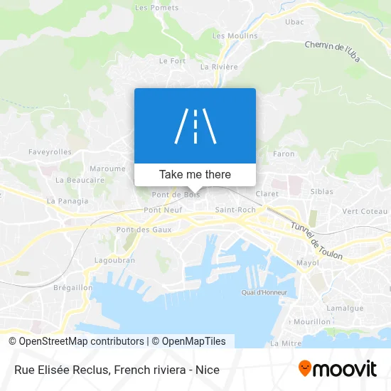 Rue Elisée Reclus map