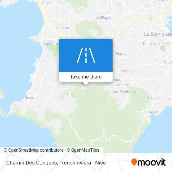 Chemin Des Conques map