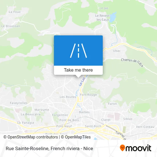 Mapa Rue Sainte-Roseline