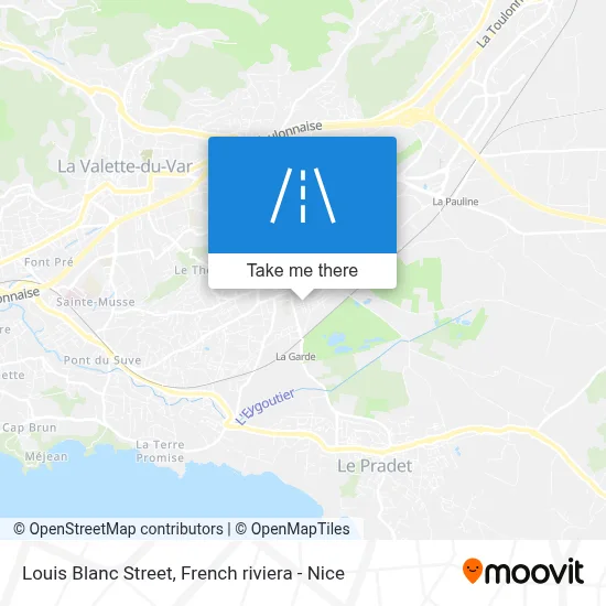 Mapa Rue Louis Blanc