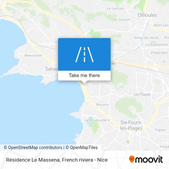 Résidence Le Massena map