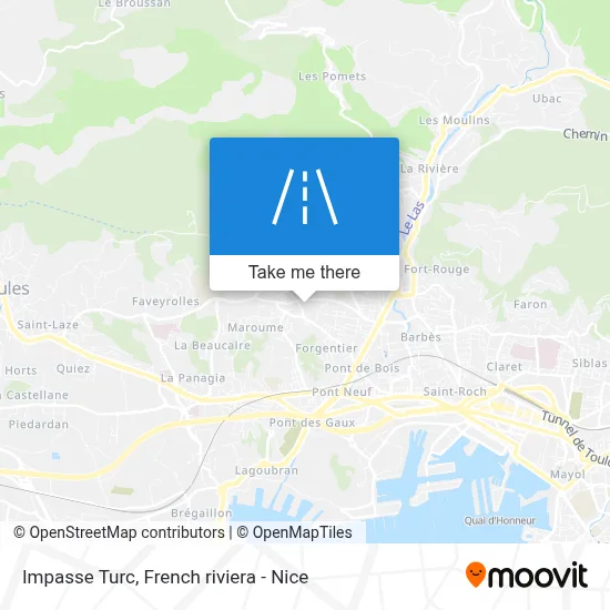 Impasse Turc map
