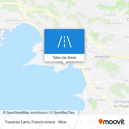 Traverse Lami map
