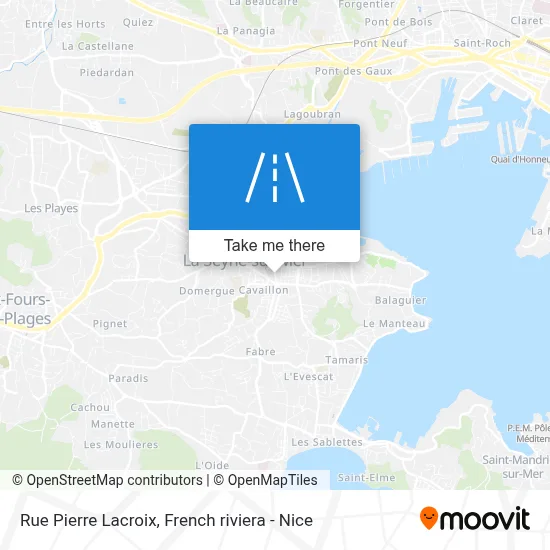 Rue Pierre Lacroix map