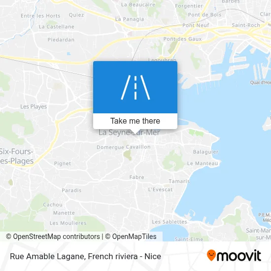 Rue Amable Lagane map