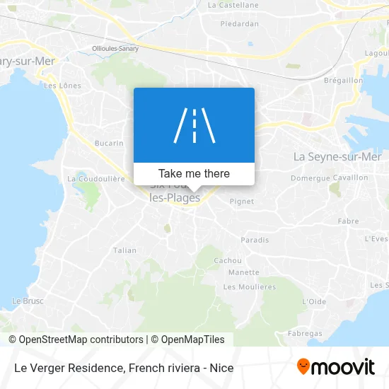 Résidence Le Verger map