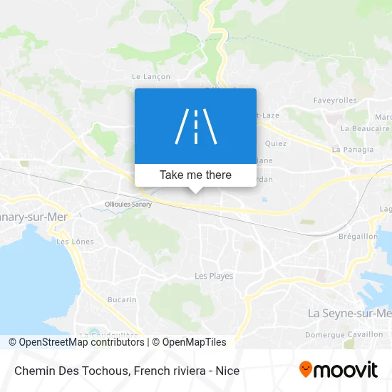 Chemin Des Tochous map