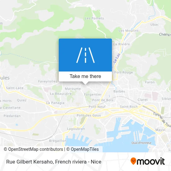 Rue Gilbert Kersaho map